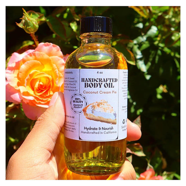 Handcrafted Coconut Cream Pie Body Coconut Cream Pie Body Oil