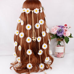 Headdress garland sun flower hair band flower daisy headband bohemian hair ring hair accessories