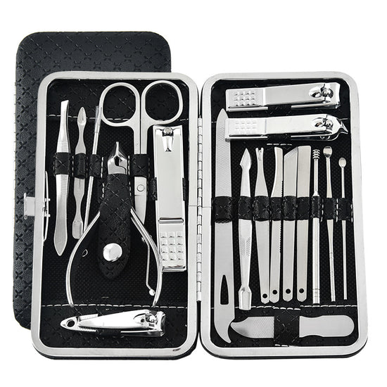 Beauty Manicure Implement 19-piece Suit Nail Clippers