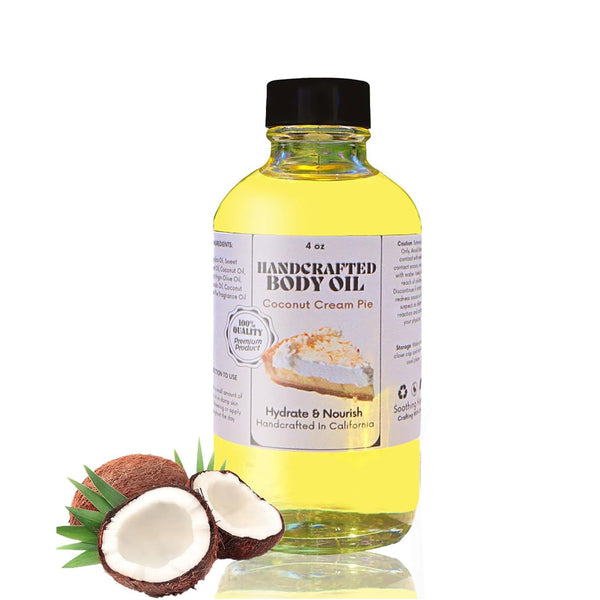 Handcrafted Coconut Cream Pie Body Coconut Cream Pie Body Oil