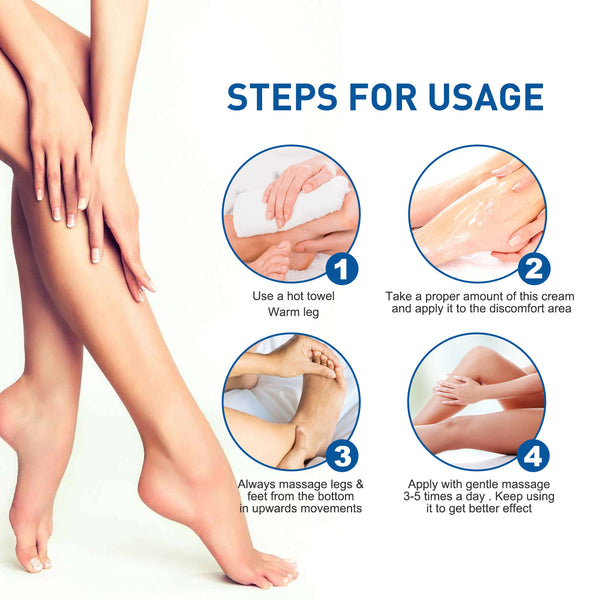 Intravenous Massage Cream Relieves Vascular Leg Massage Treatment